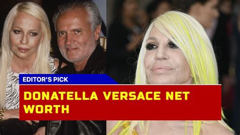 net worth of versace